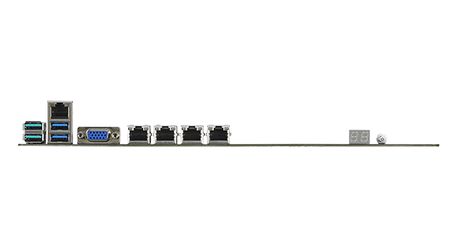 Quad Intel<sup>®</sup> I210AT Gigabit Ethernet